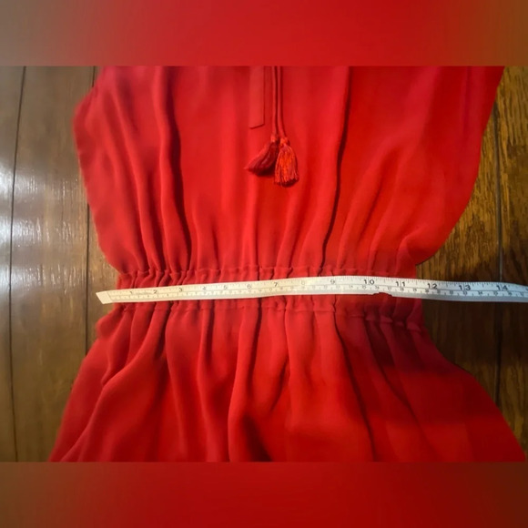 Scotch And Soda Red Layered Tassel Sleeveless Mini Dress Size 1 B21 - Picture 5 of 5